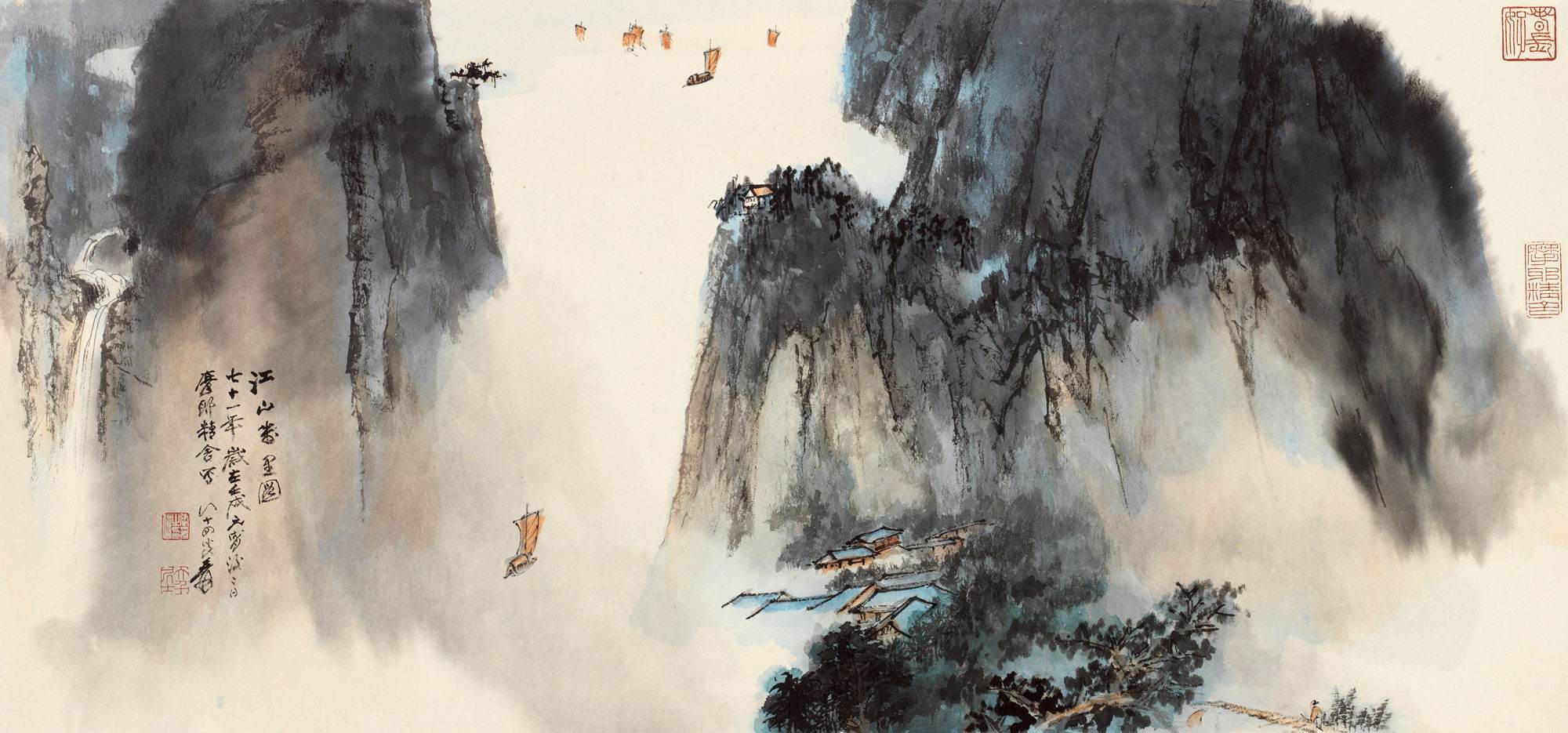 famous chinese painting artist zhang daqian