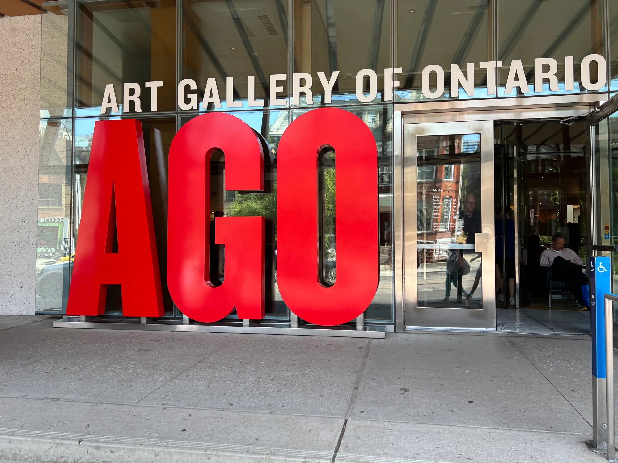 Art Gallery of Ontario (AGO) in downtown Toronto, Ontario, Canada, on August 19, 2023. (Photo by Creative Touch Imaging Ltd./NurPhoto via Getty Images)
