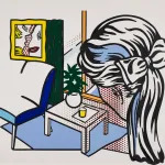 Roy Lichtenstein, Woman Contemplating a Yellow Cup (Study)