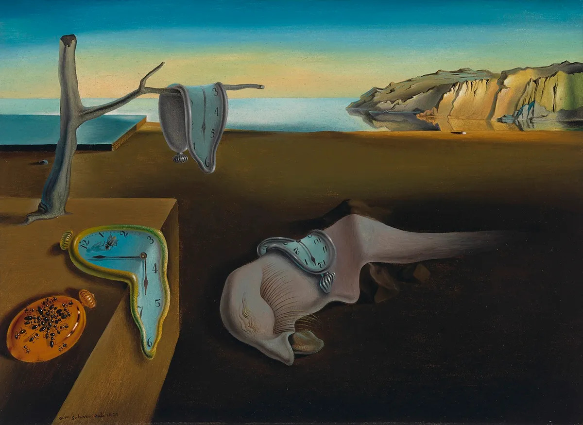 Salvador Dalí, <em>The Persistence of Memory</em>, 1931. 