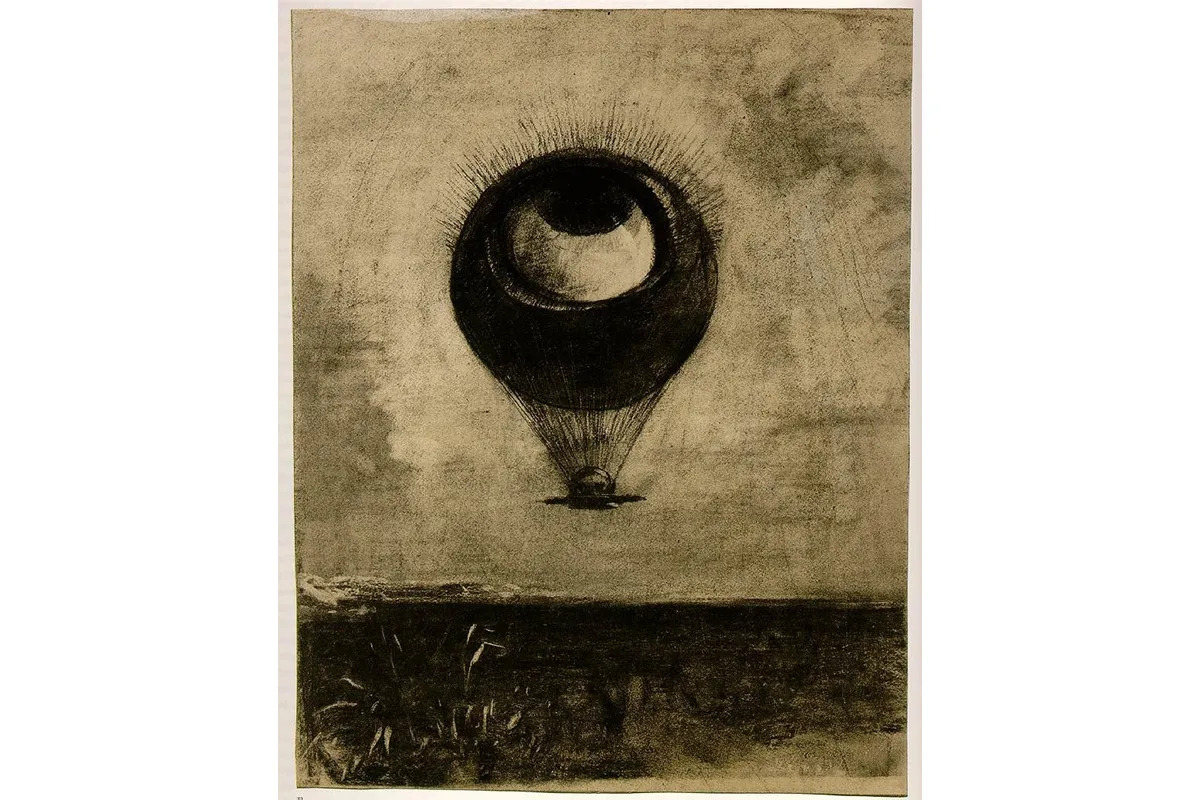 Odilon Redon, <em>Eye-Balloon</em>, 1878