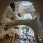 The central atrium of the Richard Gilder Center for Science, Education, and Innovation at American Museum of Natural History in New York City, United States of America on July 7th, 2024.  (Photo by Beata Zawrzel/NurPhoto via Getty Images)