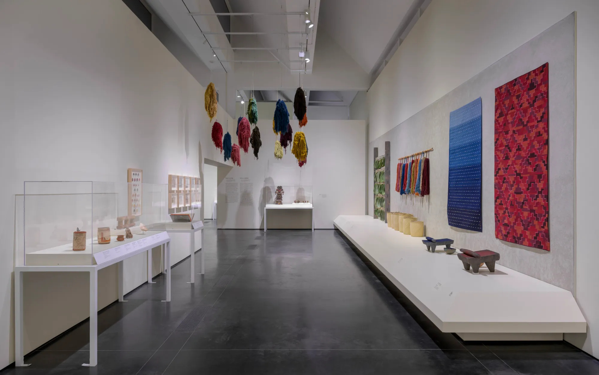 An installation view of several works in  the 