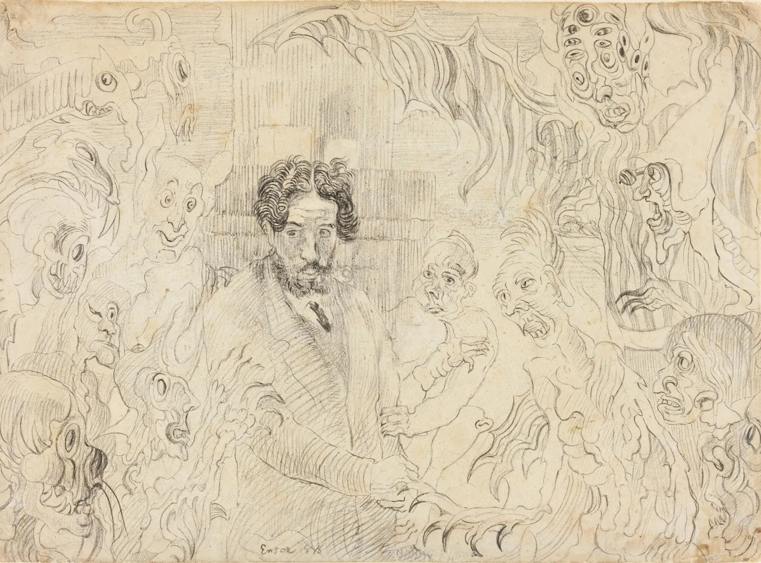 James Ensor, Demons Tormenting Me, 1888