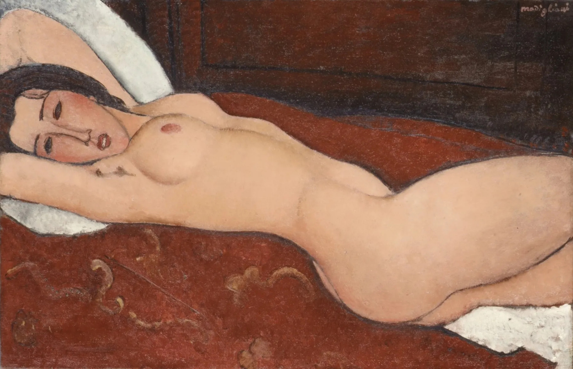 Amedeo Modigliani, Reclining Nude, 1917