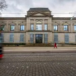 Museum building facade.