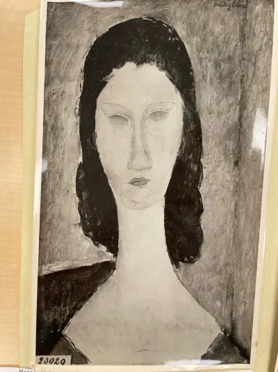 Amedeo Modigliani, Portrait de Jeune Fille, 1918–19