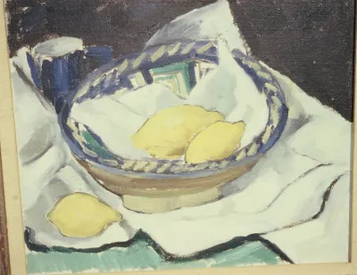 Marsden Hartley, Lemons in a Bowl, 1927–29