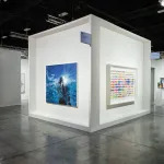 Image of art fair booth.