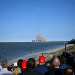 BROWNSVILLE, TEXAS - NOVEMBER 19: U.S. President-elect Donald Trump looks on during a viewing of the launch of the sixth test flight of the SpaceX Starship rocket on November 19, 2024 in Brownsville, Texas. SpaceX’s billionaire owner, Elon Musk, a Trump confidante, has been tapped to lead the new Department of Government Efficiency alongside former presidential candidate Vivek Ramaswamy. (Photo Brandon Bell/Getty Images)