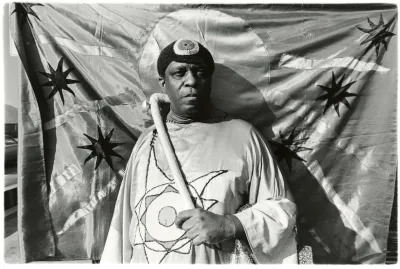 Sun Ra (On Golden Gate Bridge) San Francisco, CA, 10 Nov 1974