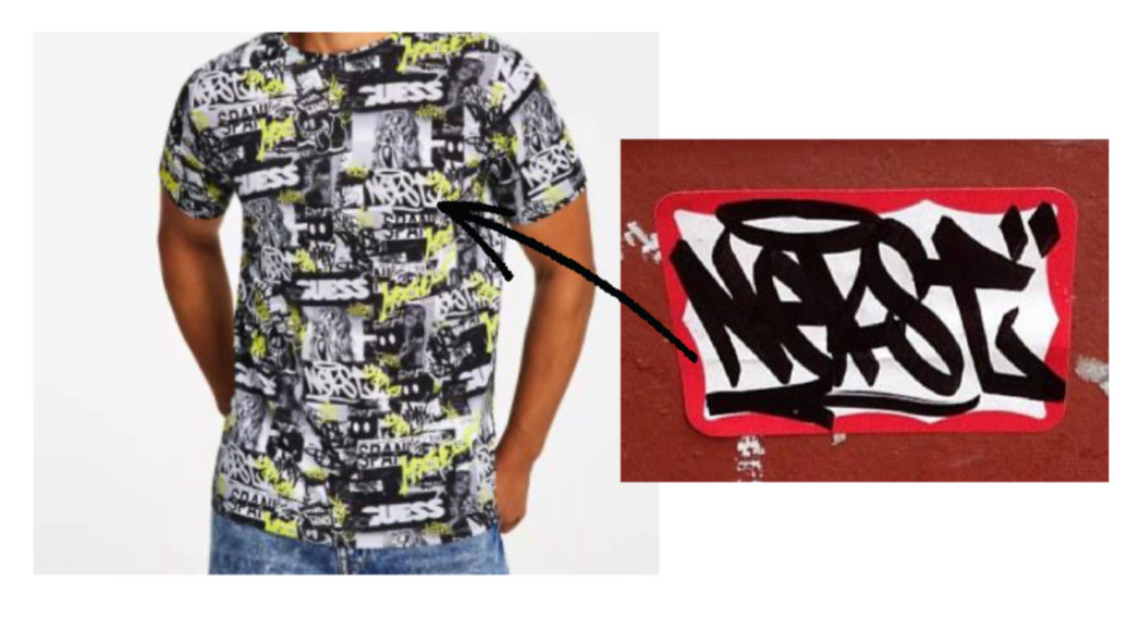 Street artists sue Guess clothing brand for using their tags