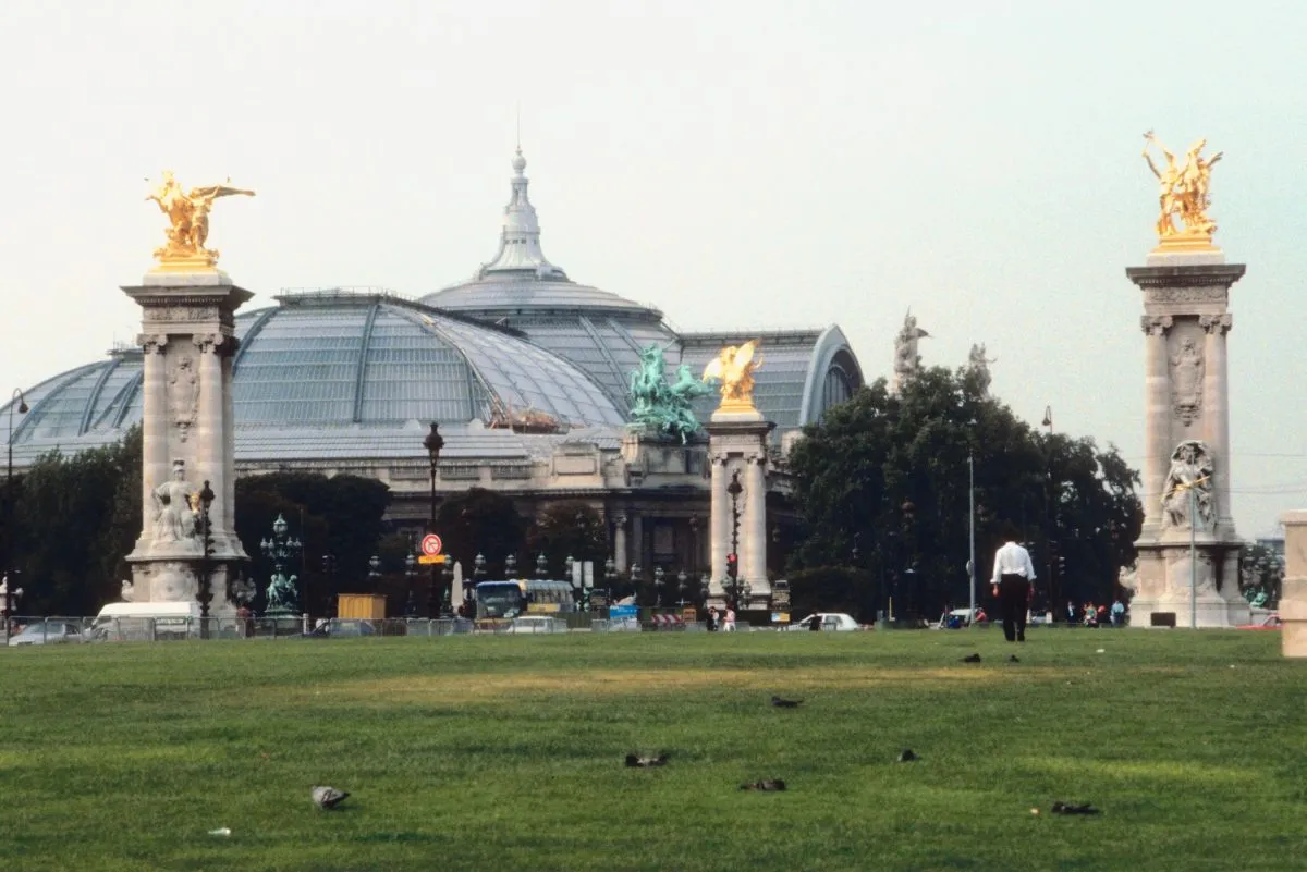 Museum exterior in Paris.